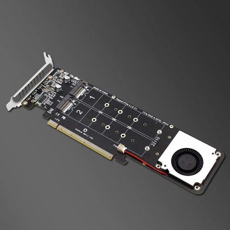 NVMe PCIe Adapter M.2 NVMe SSD to PCI-e 4.0 x16 Card Support M.2 (M Key) 2230-80