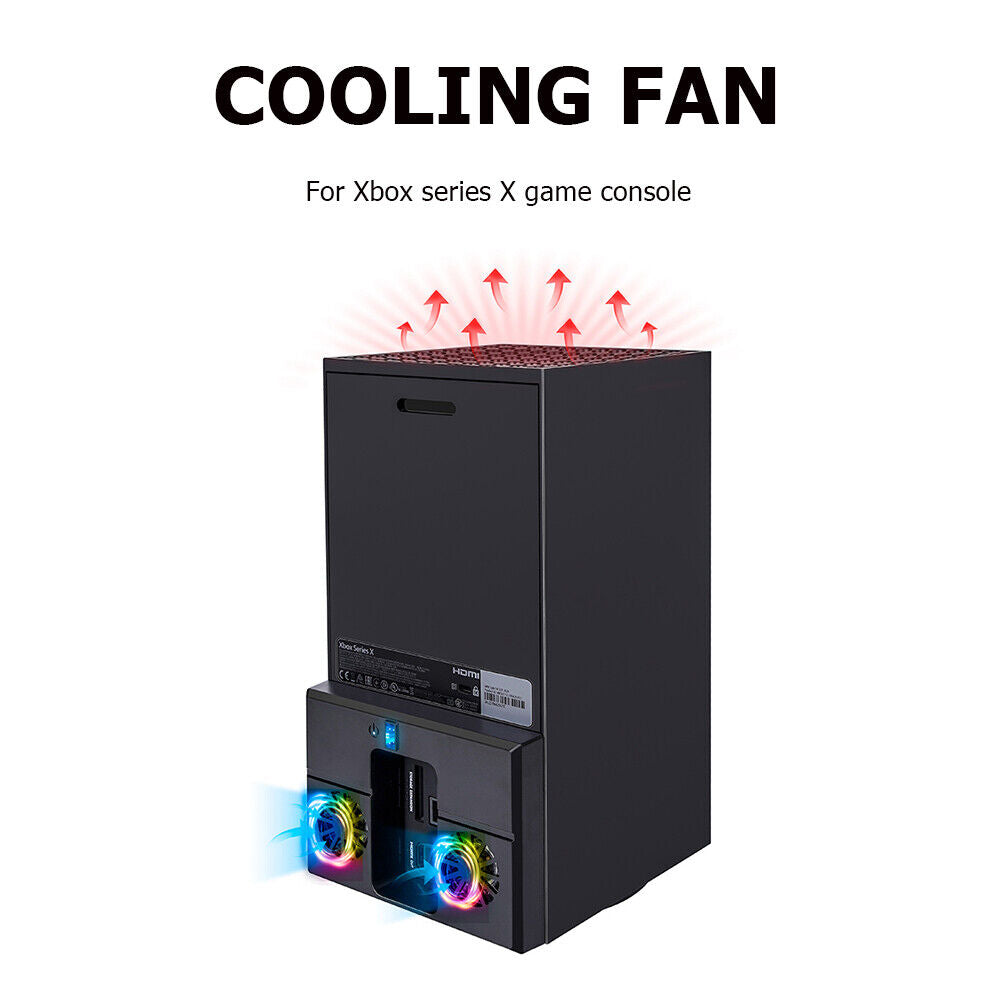 Console Color-changing Fan for Xbox Series X Host Game Console Accessories