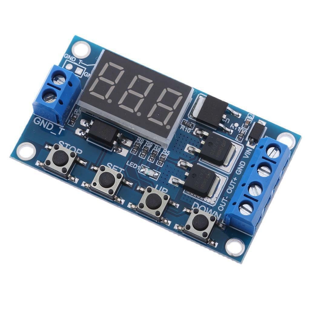 5V~36V LED Display Cycle Delay  MOS  Switch Module for