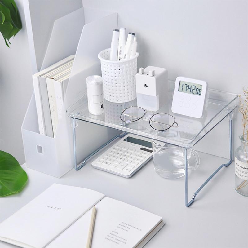 Practical Storage Rack Organizer Foldable Cosmetic Stationery Sundries Holder