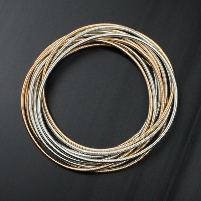 Spring Bracelet Retractable Carbon Steel Wire Bracelet String Jewelry Bracelet