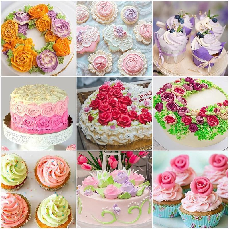 42 Pack Spherical Icing Piping Nozzles Russian Ball Pastry Tips Fondant Gadgets