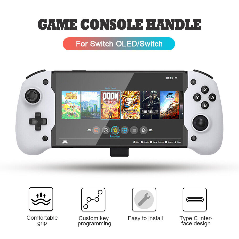 Double Motor Vibration Gamepad for NS/NS OLED Console Game Controller Grip