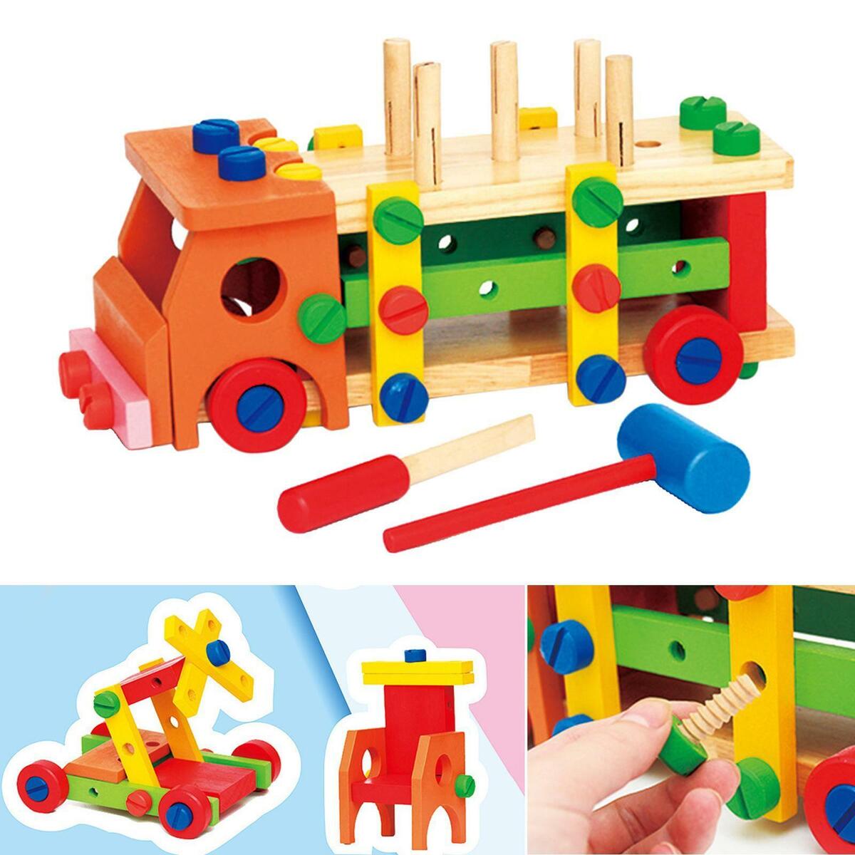 Montessori Screw Assembly DIY  Disassembly Variety Nut Matching