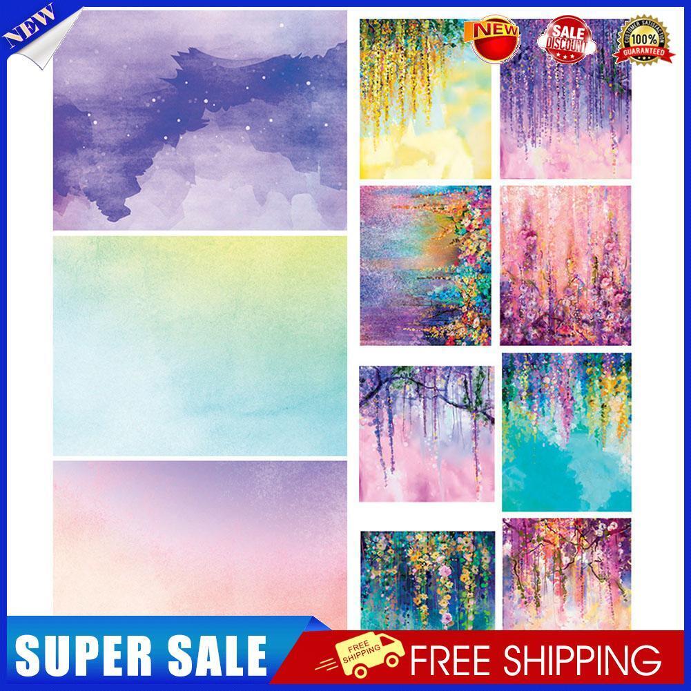14pcs DIY Background Scrapbooking Photo Album Paper Cards Decorative Crafts