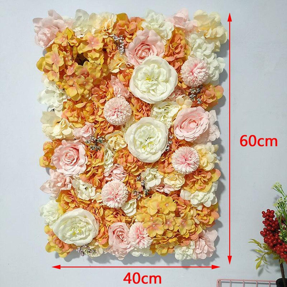 2 Pieces 24"x16" Flower Panels  Hedge   Wedding Decoration