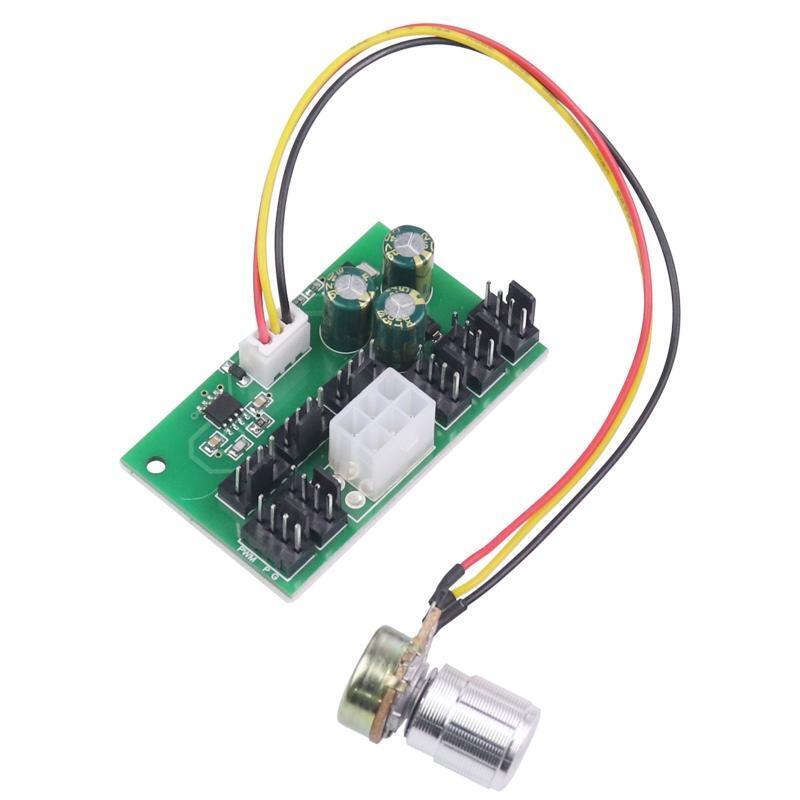 2510-3P+1 12V Computer Fan Speed Controller Module 8channel PC Chassis Fan Hub