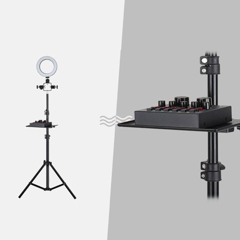 Stable Black Adjustable Shelf Organizers for Home Office Karaoke Equipment Clip