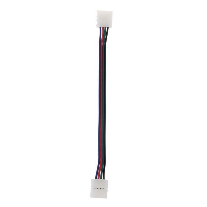 4 Pin 10mm 17cm RGB LED Strip Light Adapter Connector Wire For 5050 LED Light