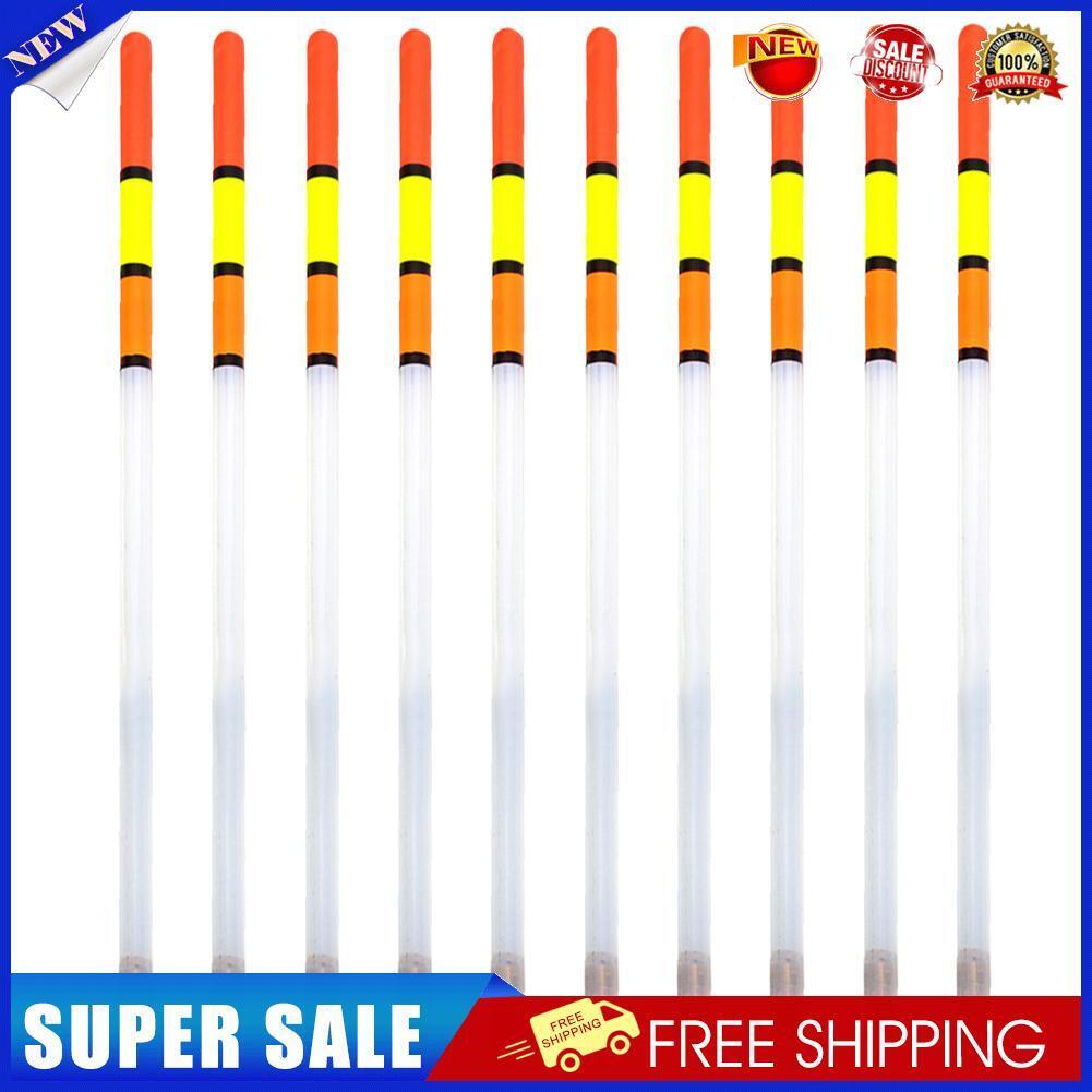 10x Fishing Float Transparent Pipe Drift Carp Feeder Floats Fishing Tackle