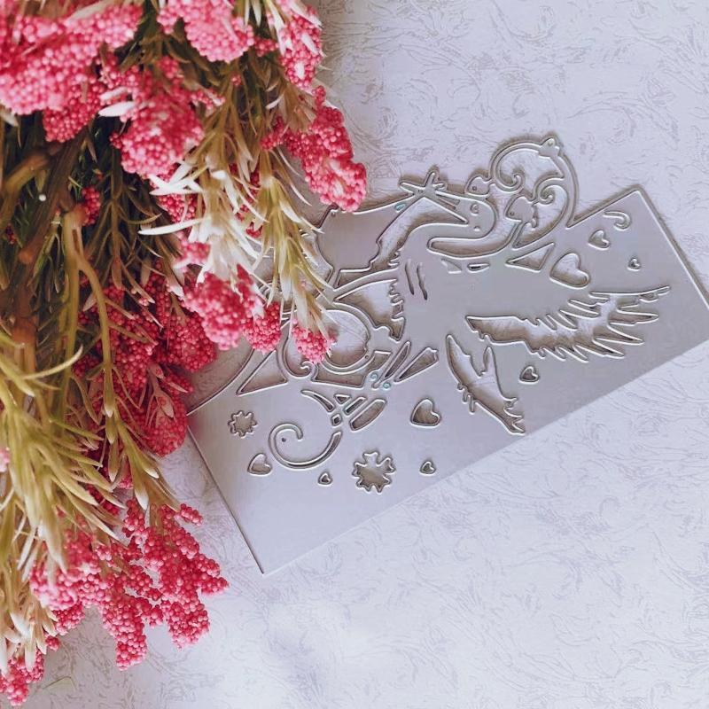 Bird Flower Border Metal Cutting Dies Stencil DIY Scrapbooking Album Paper Card