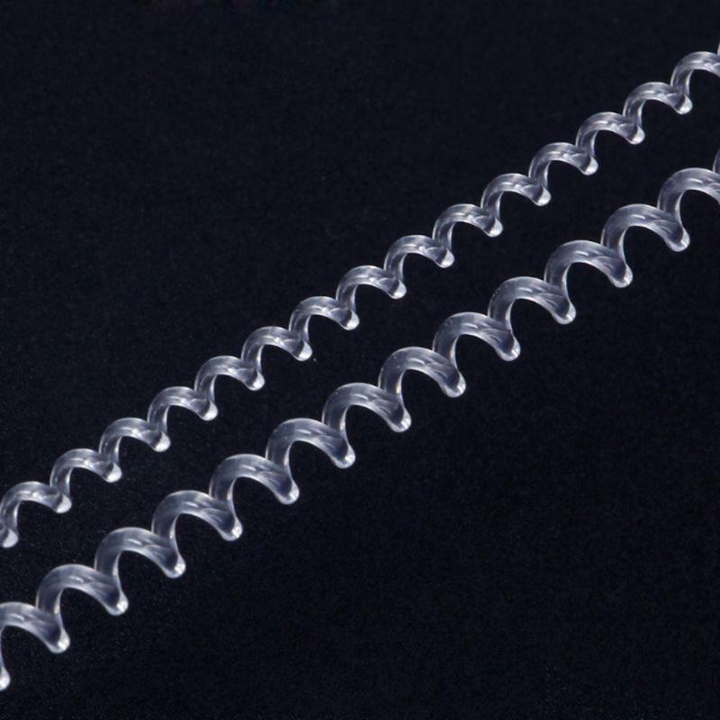 16Pcs/Set Invisible Ring Size Adjuster Transparent Spiral Ring Tightener Reducer