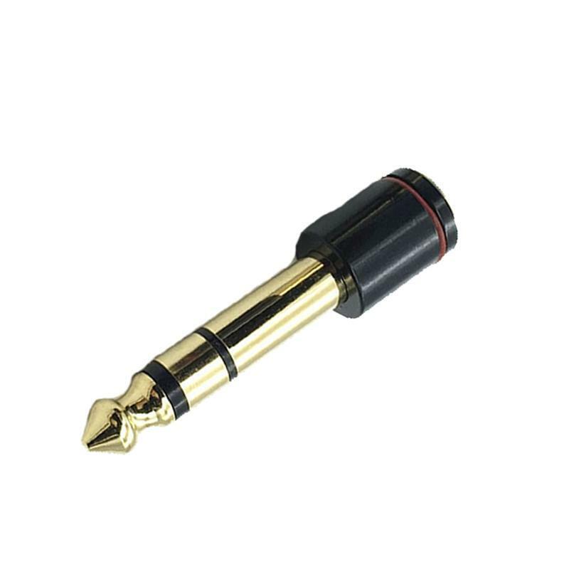 Audio Stereo Adapter Converter for Headphone 6.35mm Stereo Plug to 3.5mm Stereo