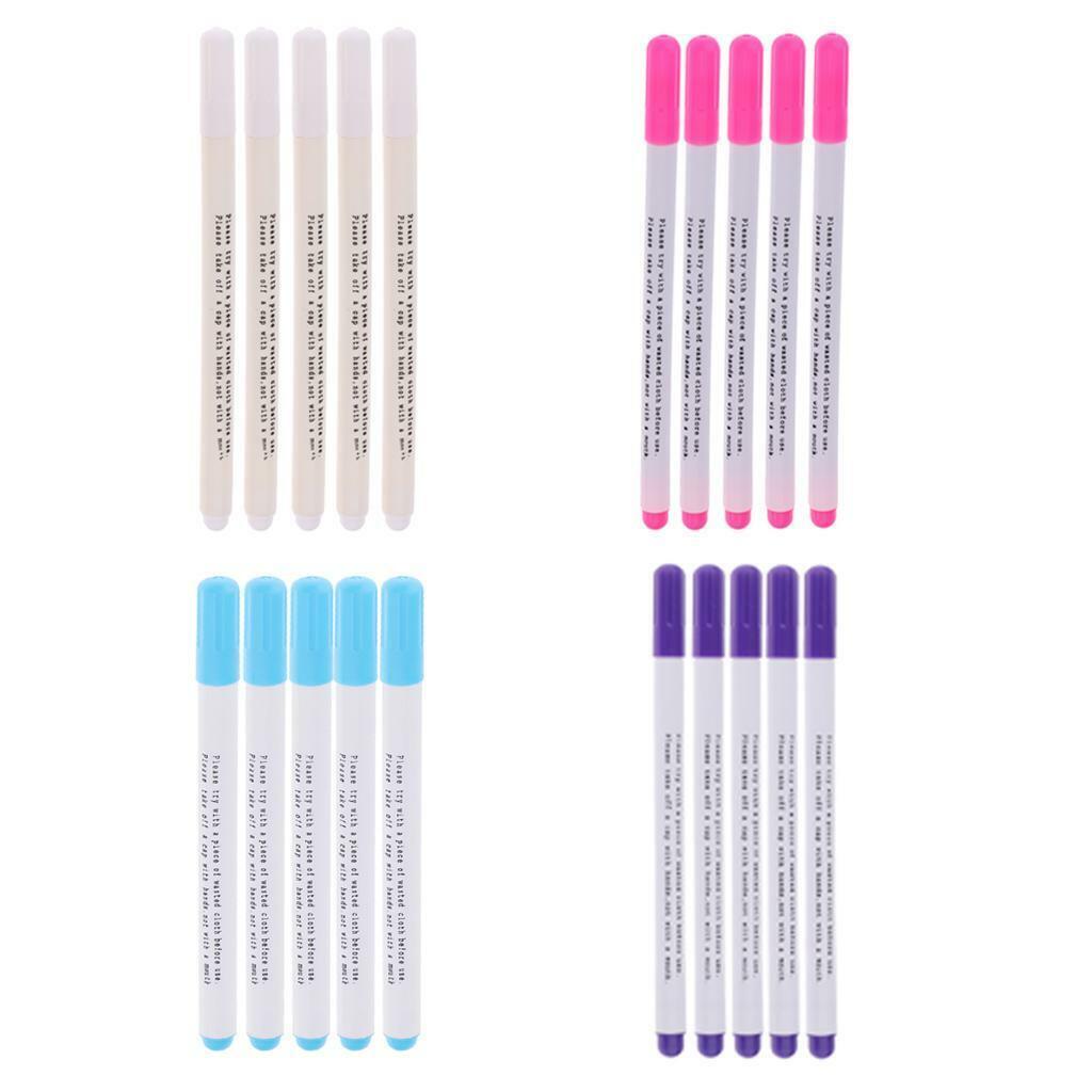 20  Water Erasable Disappearing Soluble Pen Cloth Marker Dressmaking