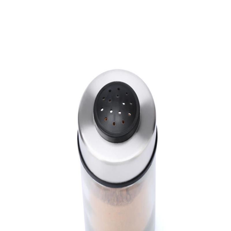 360° Rotation Spice Jar Holder with 6 Empty Bottle Salt Soy Sauce Dispenser Rack