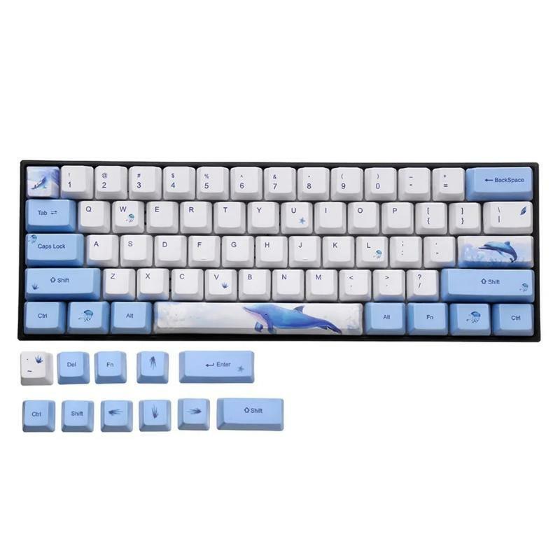 Mechanical Keyboard OEM Profile DYE-SUB Keycap For GH60 GK64 72 Keys PBT Keycaps