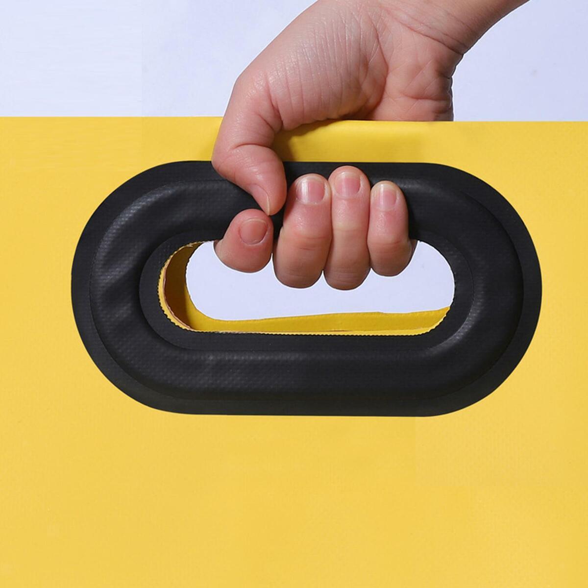 21L Collapsible Foot Bath Basin Soaking Tub Bucket Fishing  Yellow
