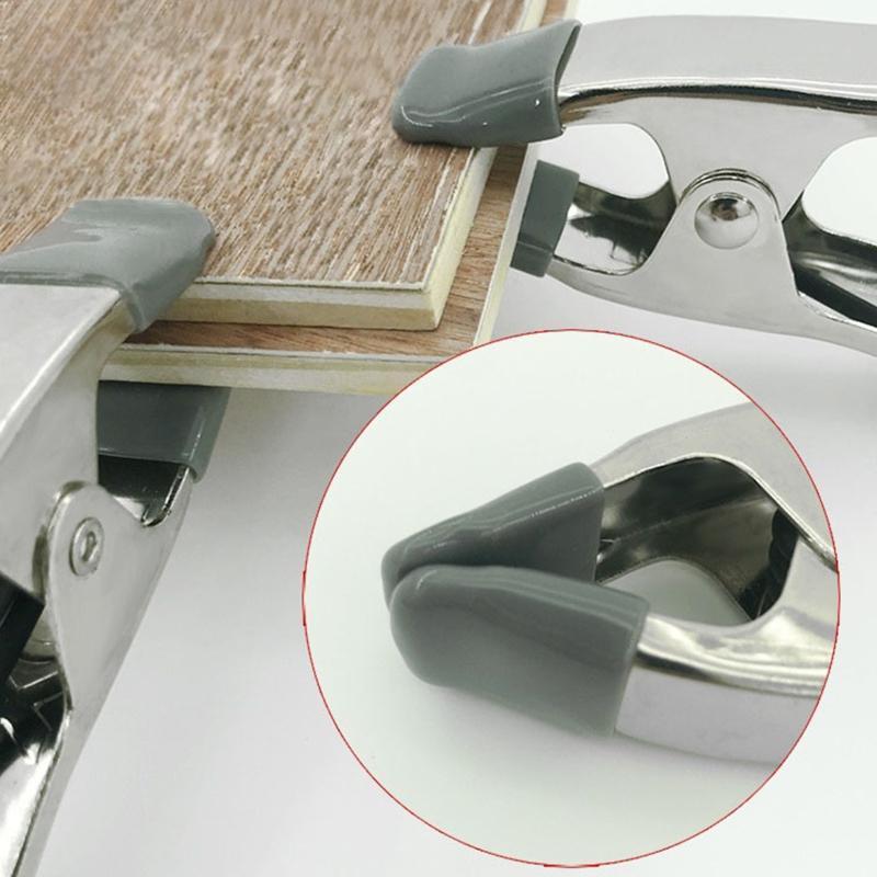 Multifunctional 4 Inches Spring Clamp Large with Protected Rubber Handles