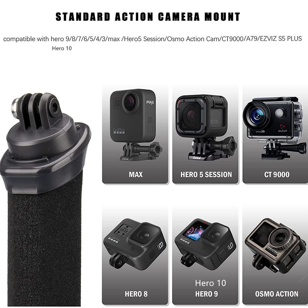 Floating Hand Grip Stick For Gopro Hero 10 9 8 7 6 5 YI 4K DJI Osmo Insta360