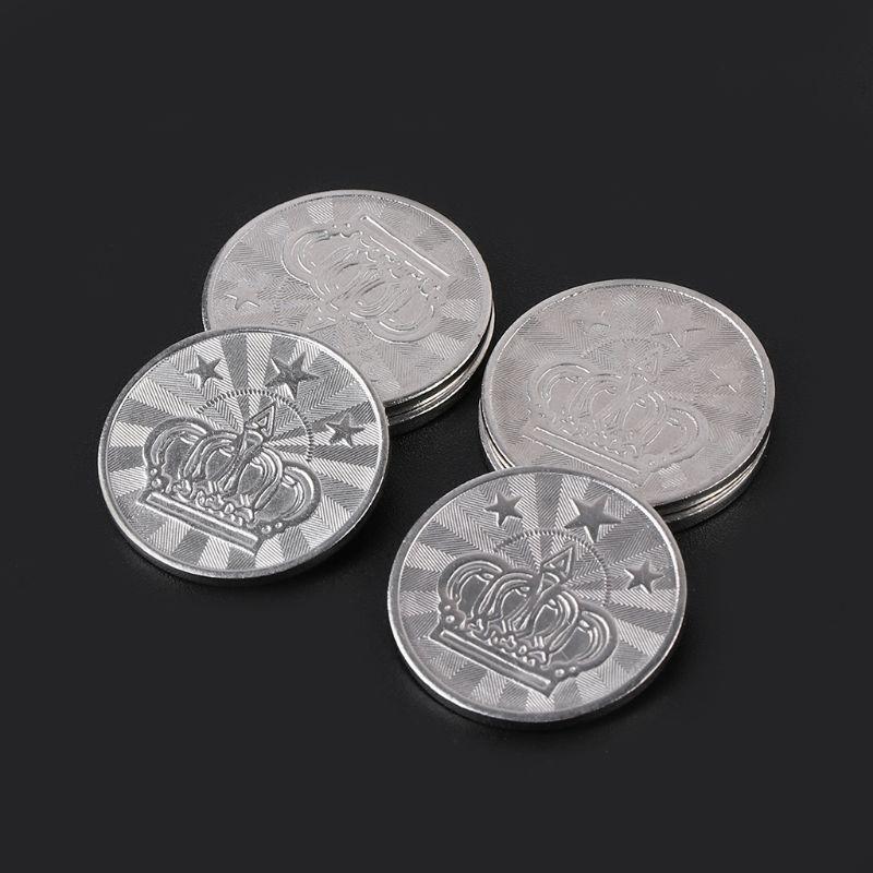 10Pcs 25mm Stainless Coins Commemorate Coin Metal Gift Crafts Souvenir Coins