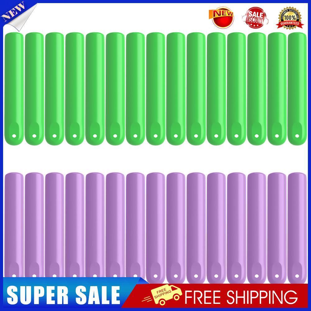 30pcs Fishing Float Seats Silicone Bobber Holder Stopper Tackle Random (S)