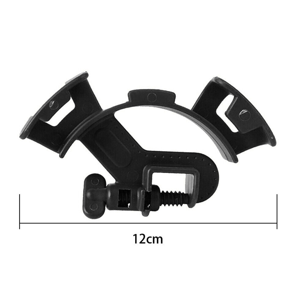 Fish Tank Water Change Fixing Clamp Aquarium Filtration Hose Clip (Black)