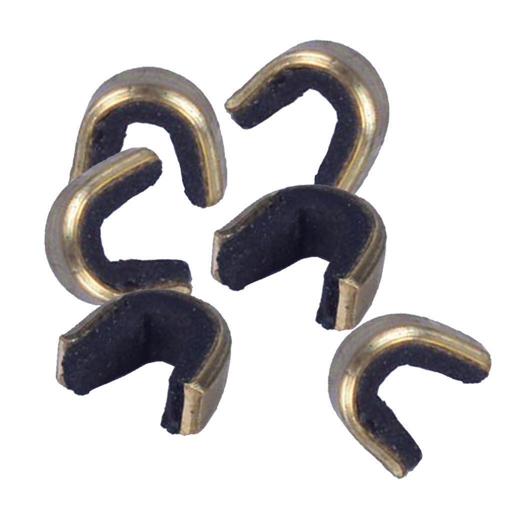 Archery Bow String Nocking Points Set Brass Buckle Clip Knocks,