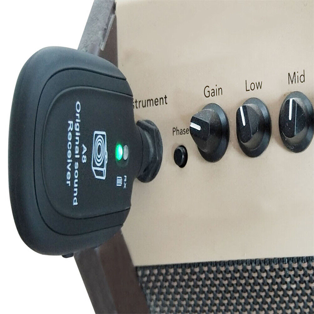 Wireless Audio Transmission Receiver Transmitter System for Electric Guitar