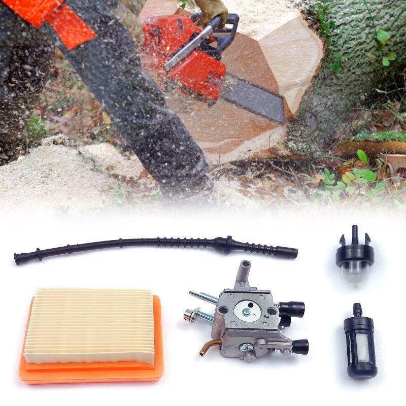 Carburetor Kit for Stihl FS400 FS450 FS480 String Trimmer Brush Cutter Fuel Line
