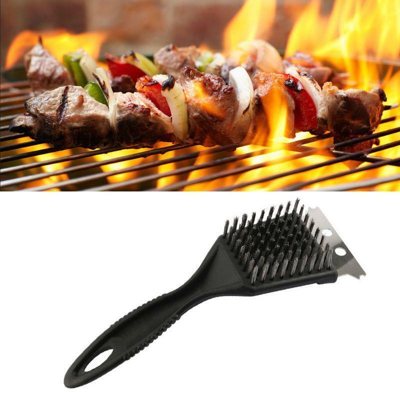 BBQ Grill Brush Cleaner Stainless Steel Scraper Barbecue Cooking Clean Accessory