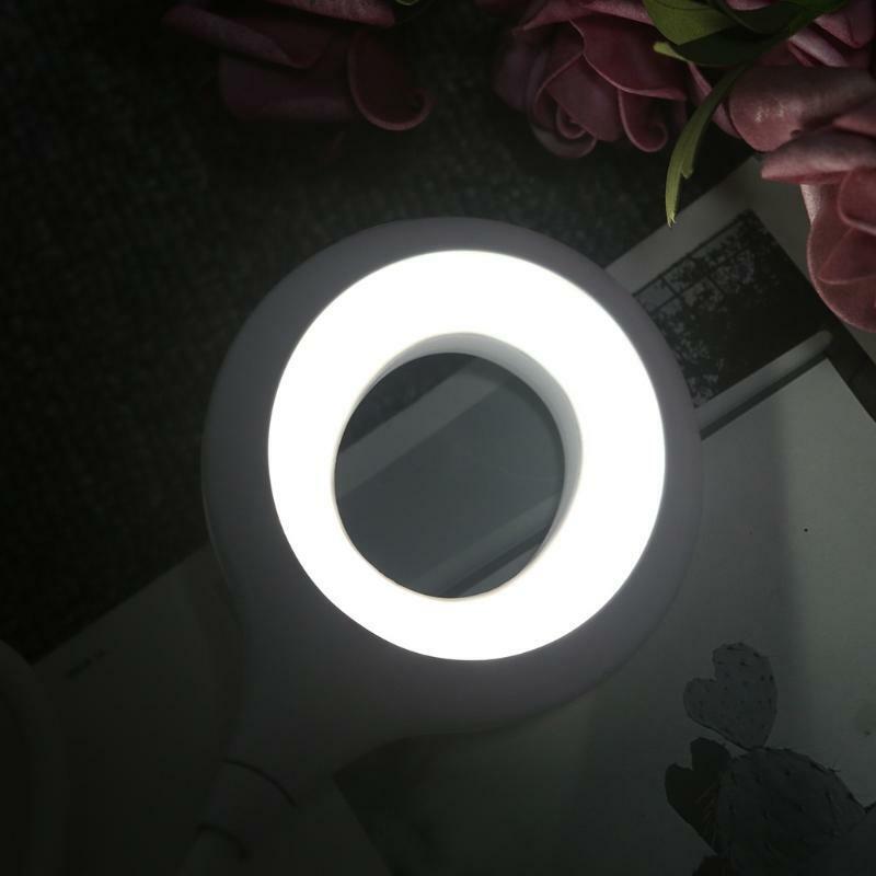 Touch Control Desk Lamp 360°Flexible Rechargeable Desk Lamp for Dorm Reading