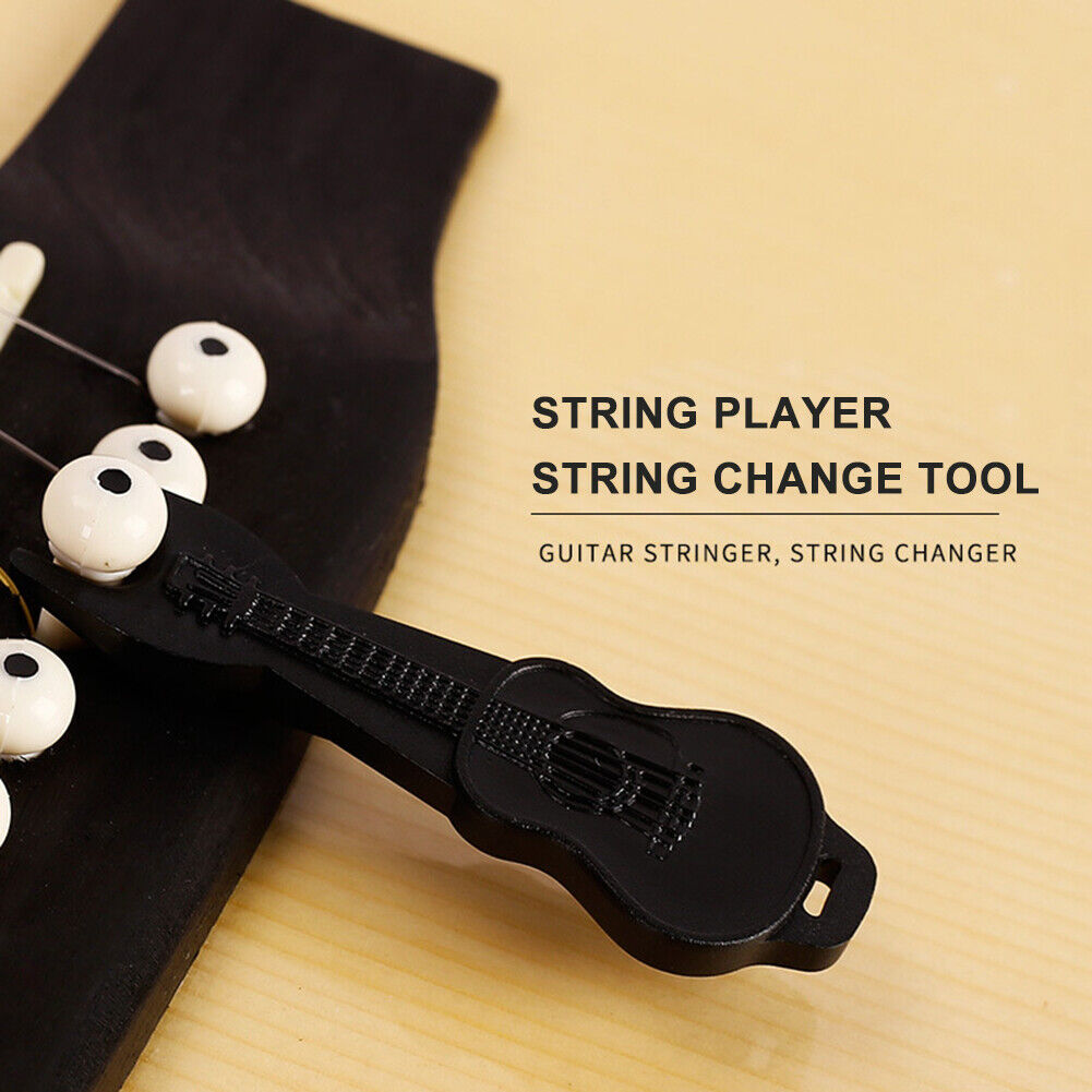 26pcs Guitar Bridge Pins Pegs Puller Nail Pulling Remover Extractor Set