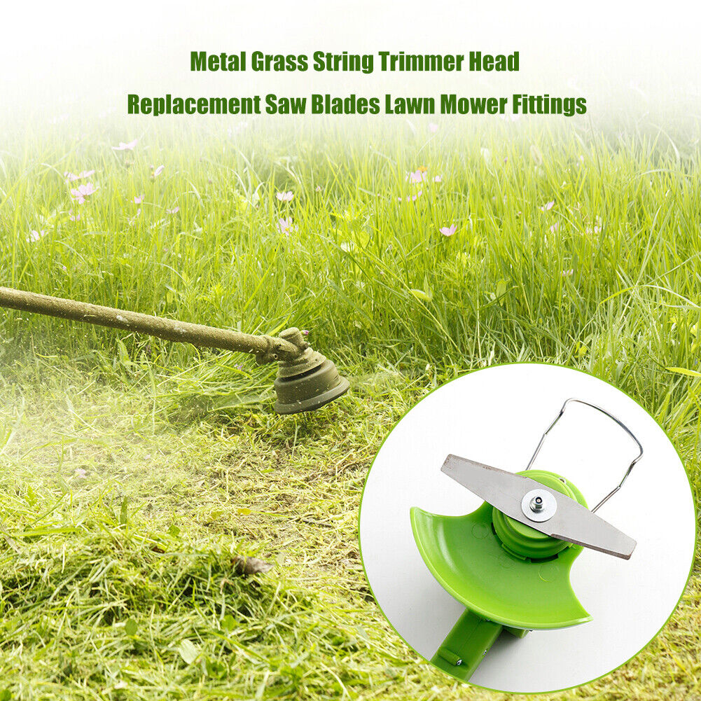 Metal Grass String Trimmer Head Replacement Saw Blades Lawn Mower Fittings