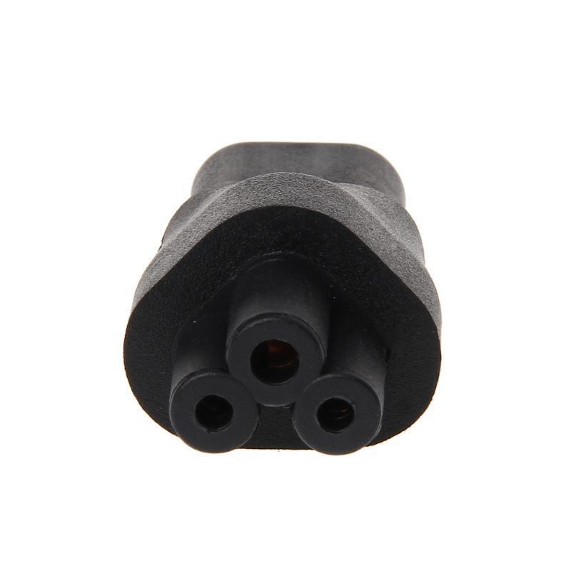 IEC 320 C5 3-Pin Female To C8 2-Pin Male Plug Converter Power Supply Adapter
