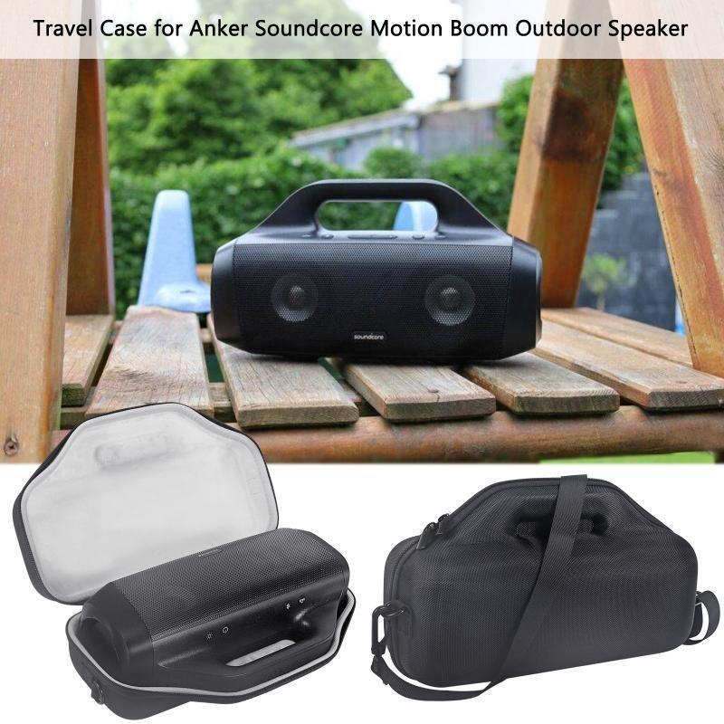 Portable Travel Carry Case Pouch Shoulder Bag for SoundCore Motion Boom Speaker