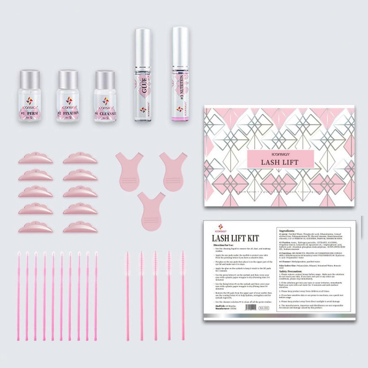 Kit Eyelash Perming Home & Professional Use Safe Perming Wave