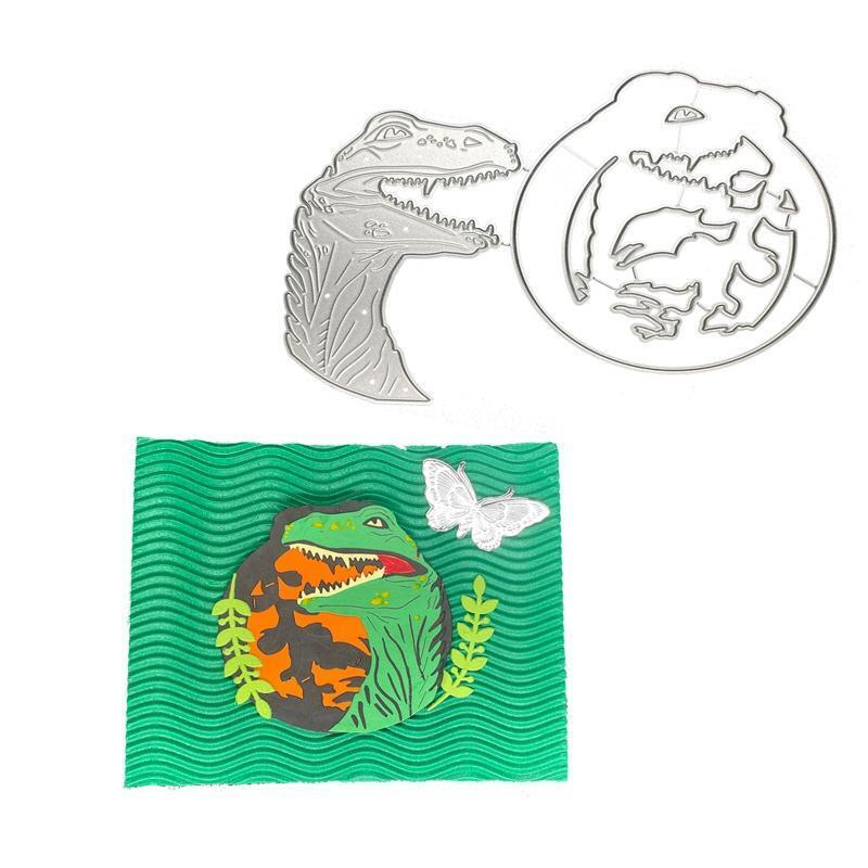 Dinosaur Cutting Dies Anti Deformed Metal Craft Die Cuts Stencil Cutting Dies