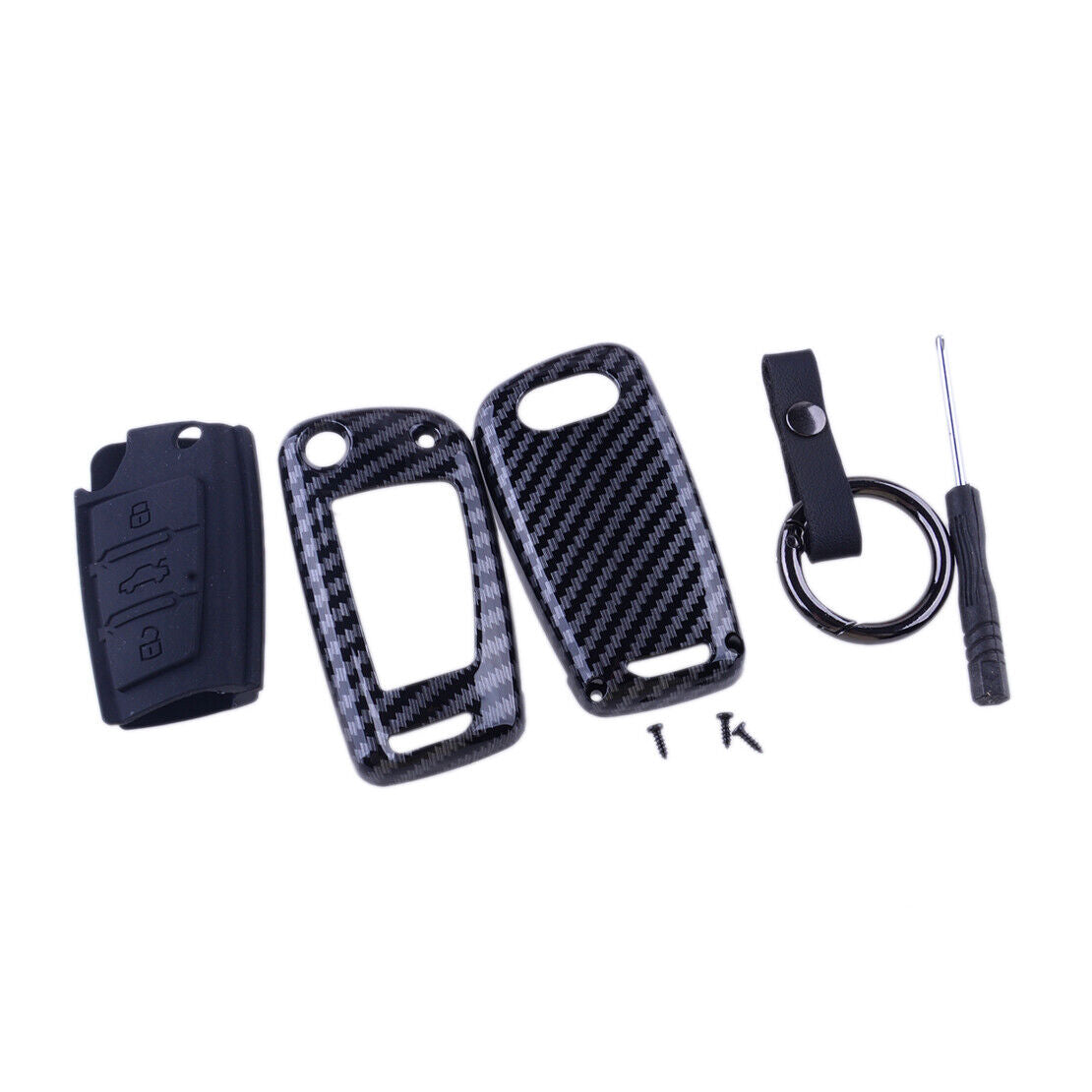Remote Key Case Cover Shell Fit For Audi A3 A4 A5 A6 A8 Q3 Q5 Q7 S3 S4 S5 TT