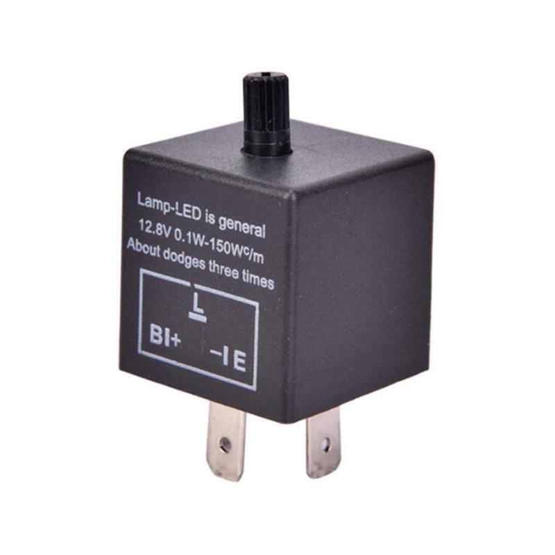 Motorcycle Flasher Relay Flashing Blinker LED Hyper Flash Turn Signal Indicator