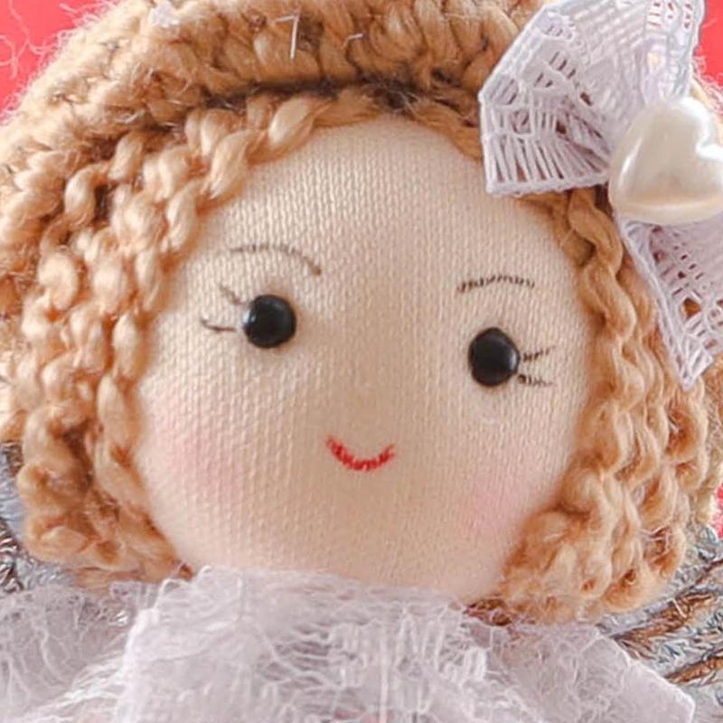 Wearing Hat Angel Christmas Tree Pendant Indoor Outdoor Garden Yard Decor