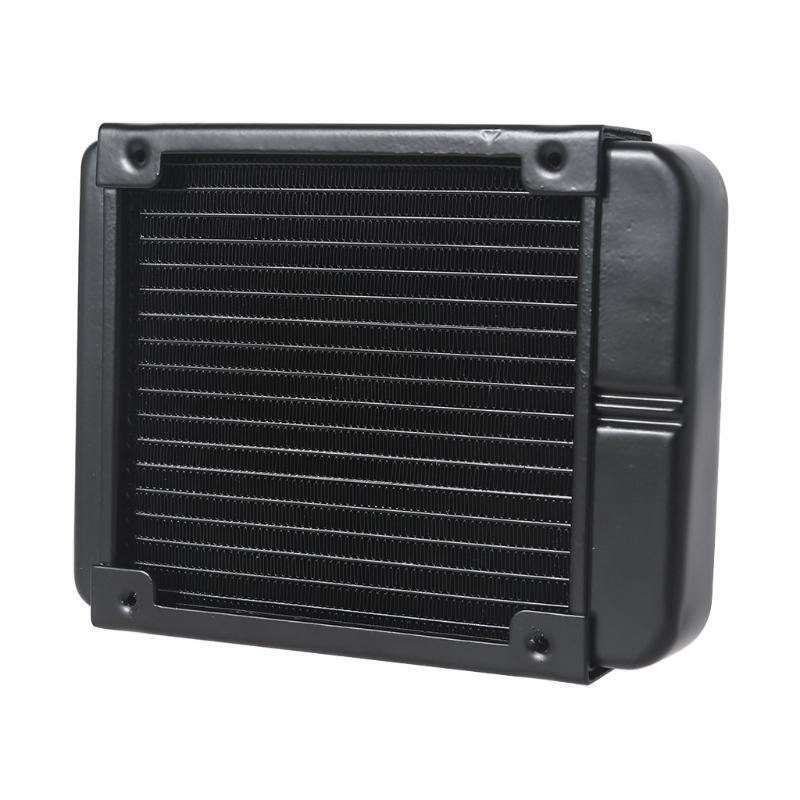 Aluminum Radiator CPU Water Cooling Heat Exchanger with 1/4 inch Thread 18 Tubes