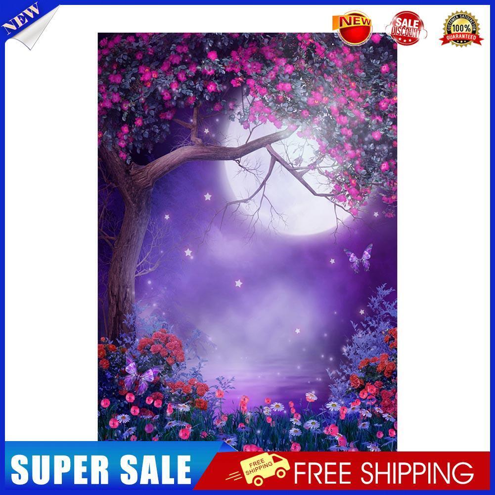 5D DIY Moon Tree Diamond Painting Full Drill Embroidery Cross Stitch Kits