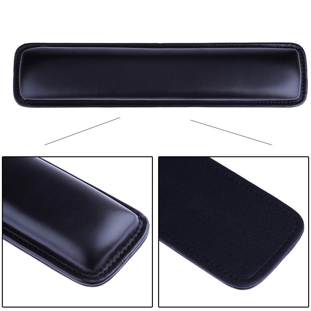 Memory Foam Leather Keyboard Wrist Rest Pad Wrist Support Cushion (Black)