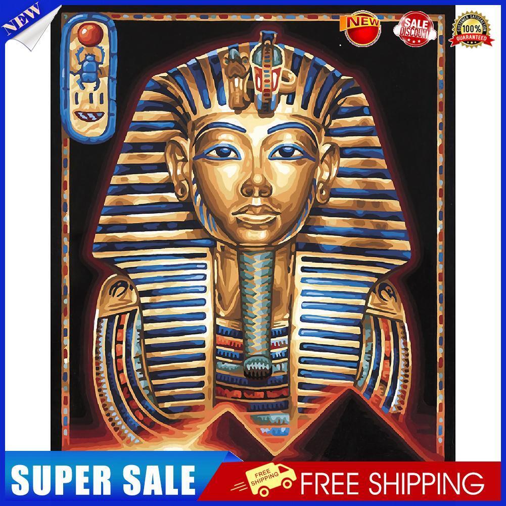 Full Round Drill Egyptian Portrait Diamond Painting DIY 5D Kit Art Drawing
