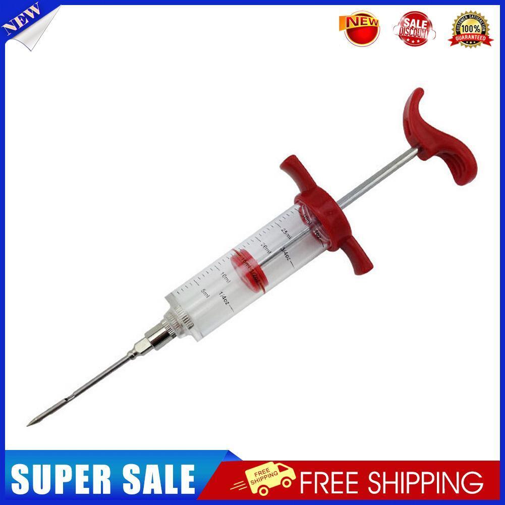 Marinade Injector Flavor Syringe Cooking Meat Poultry Turkey Chicken Tool