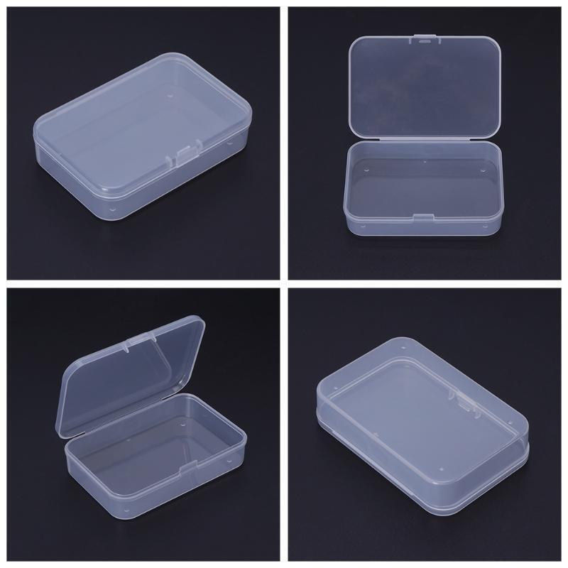 Fishing Box Plastic Transparent Clear Bait Lure Hook Tackle Jig Storage Portable