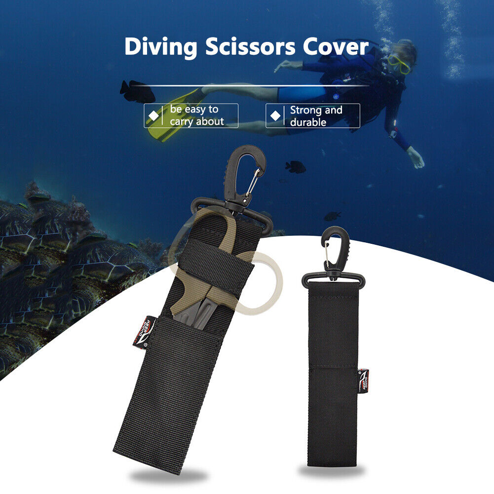 Scuba Diving Scissors Protection Cover Bags for Divers Swimmers Enthusiasts