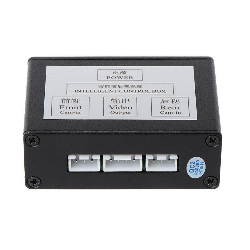 Vehicle Reversing System Two-Way Control Box Front Rear View Channel Converter