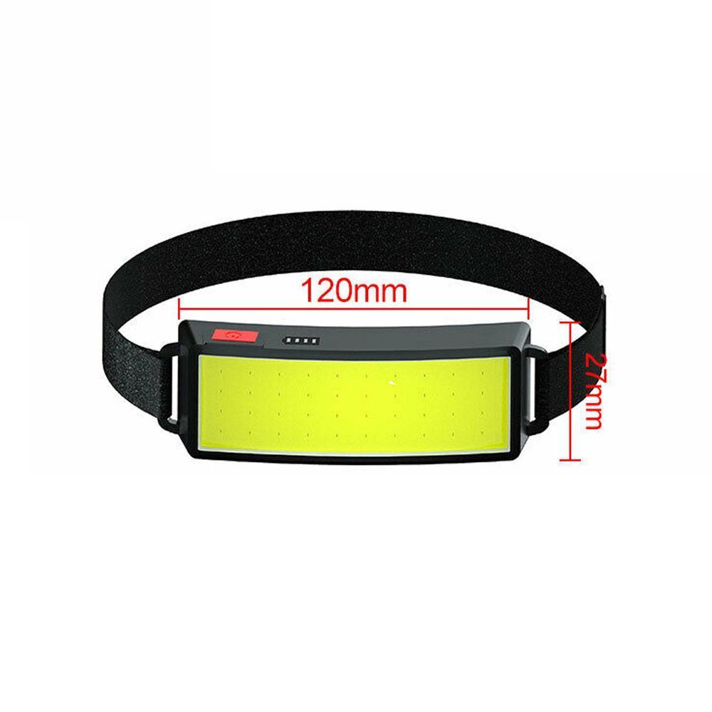 USB Rechargeable Camping LED Headlamp Head Torch COB Headlight Fishing Light