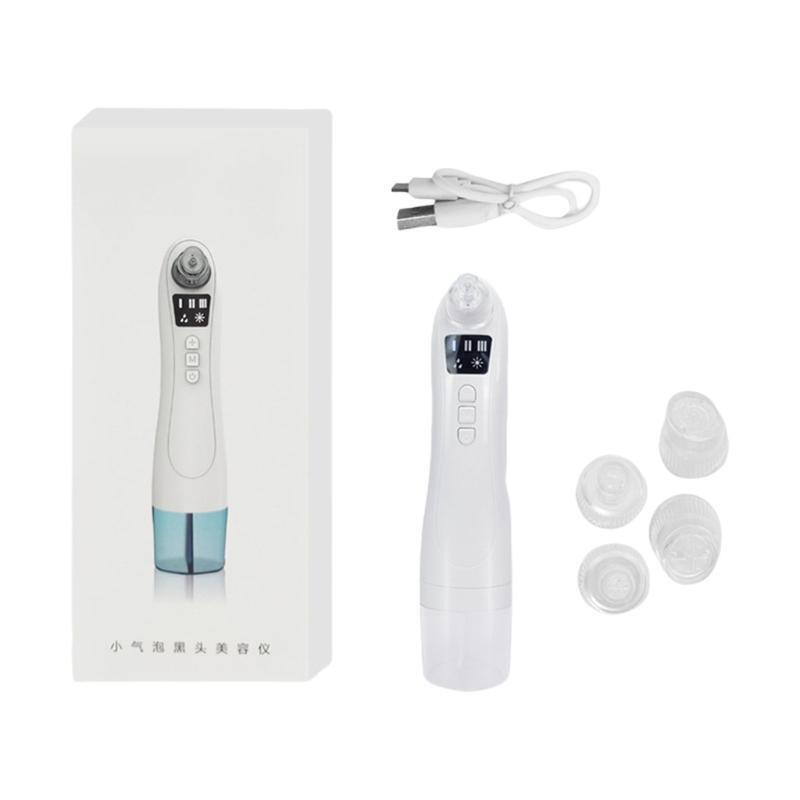 Electric Pore Cleaner Rechargeable Pores Extractor 3 Modes Adjustment 4 Probes